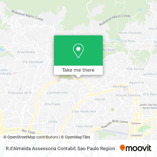 Mapa R.d'Almeida Assessoria Contabil