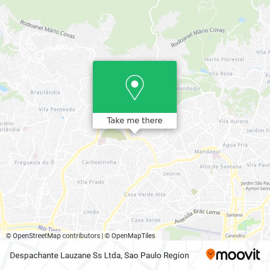 Mapa Despachante Lauzane Ss Ltda