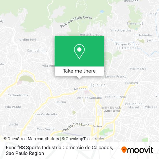 Euner'RS Sports Industria Comercio de Calcados map