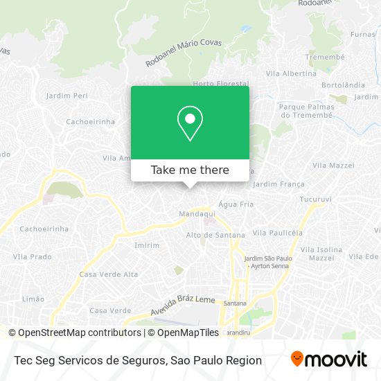 Tec Seg Servicos de Seguros map