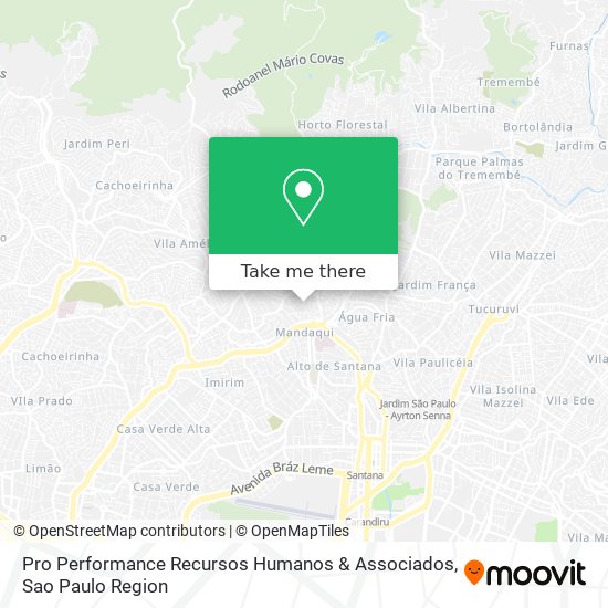 Pro Performance Recursos Humanos & Associados map