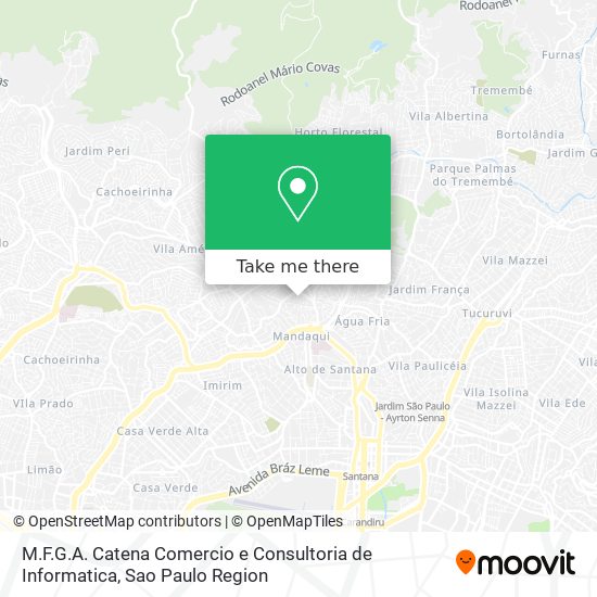 M.F.G.A. Catena Comercio e Consultoria de Informatica map