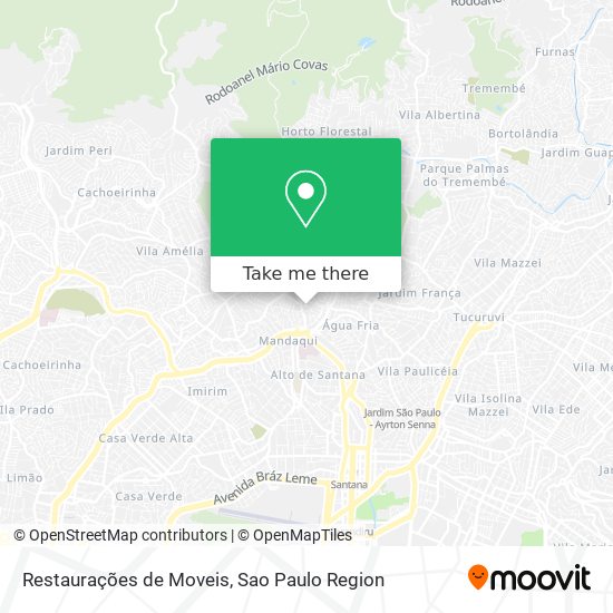 Mapa Restaurações de Moveis