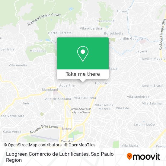 Lubgreen Comercio de Lubrificantes map