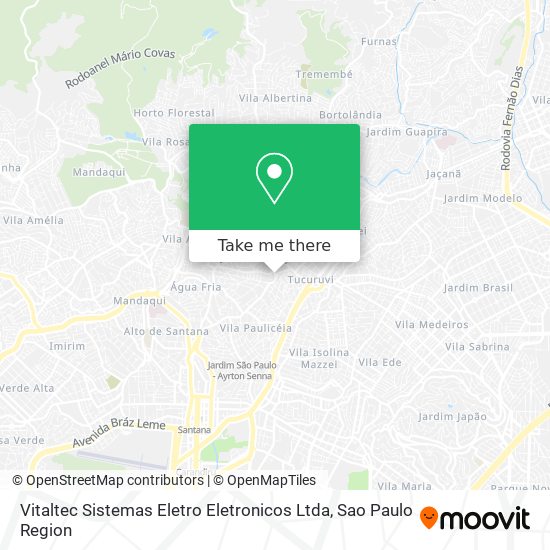 Vitaltec Sistemas Eletro Eletronicos Ltda map