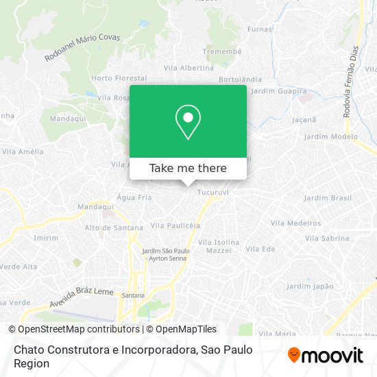 Chato Construtora e Incorporadora map