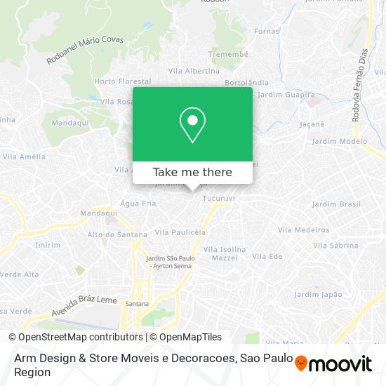 Arm Design & Store Moveis e Decoracoes map