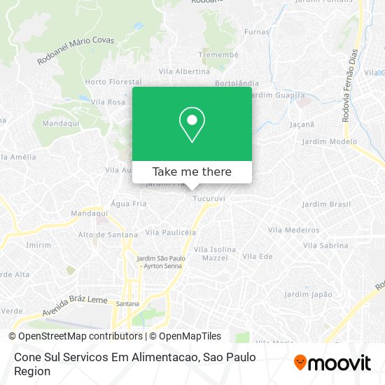 Mapa Cone Sul Servicos Em Alimentacao