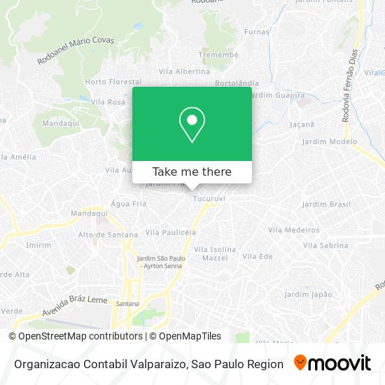 Mapa Organizacao Contabil Valparaizo
