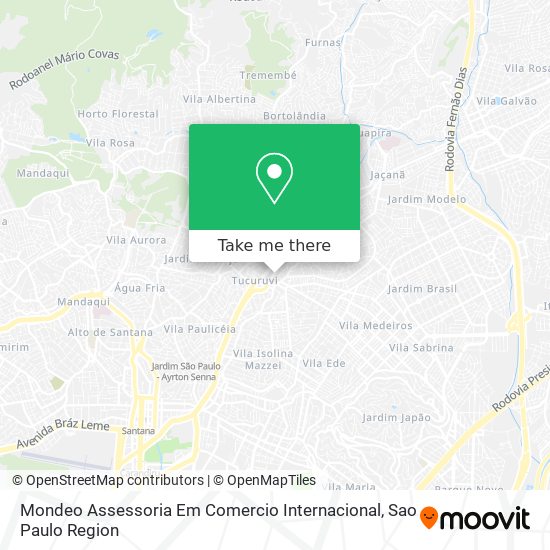 Mondeo Assessoria Em Comercio Internacional map