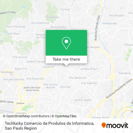 Techlucky Comercio de Produtos de Informatica map