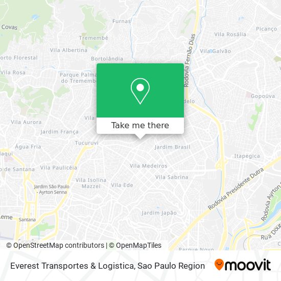 Mapa Everest Transportes & Logistica