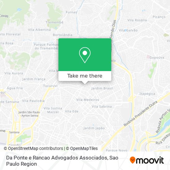 Da Ponte e Rancao Advogados Associados map