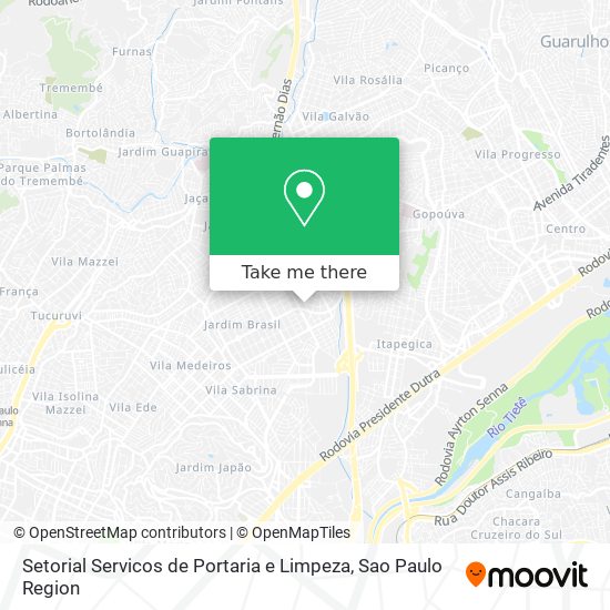 Setorial Servicos de Portaria e Limpeza map