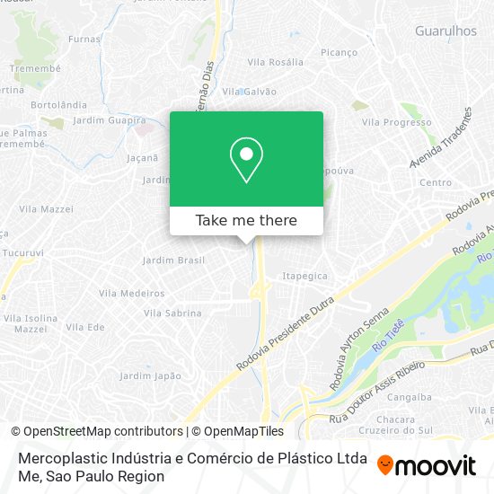 Mercoplastic Indústria e Comércio de Plástico Ltda Me map