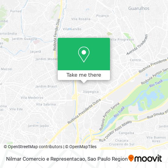 Nilmar Comercio e Representacao map