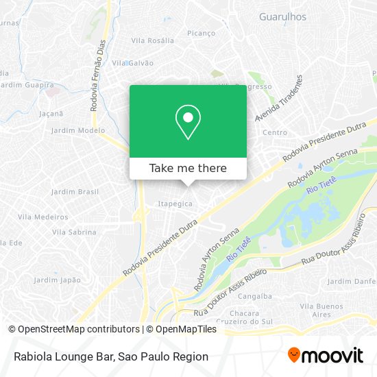 Rabiola Lounge Bar map