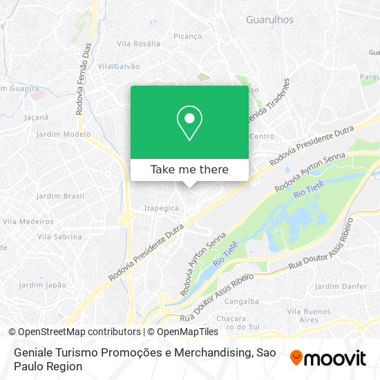 Geniale Turismo Promoções e Merchandising map