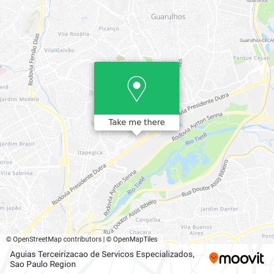 Aguias Terceirizacao de Servicos Especializados map