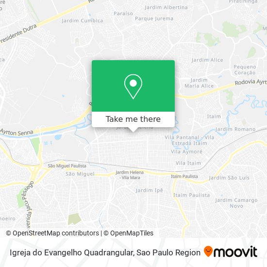 Igreja do Evangelho Quadrangular map