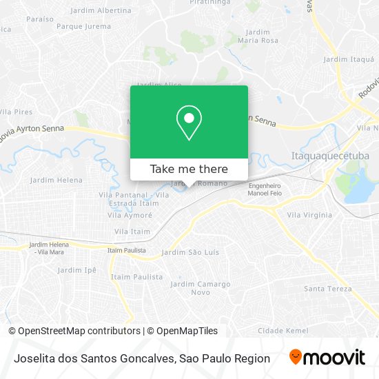 Mapa Joselita dos Santos Goncalves