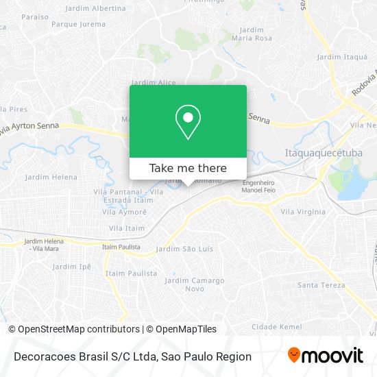 Decoracoes Brasil S/C Ltda map