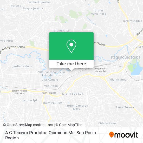 Mapa A C Teixeira Produtos Quimicos Me