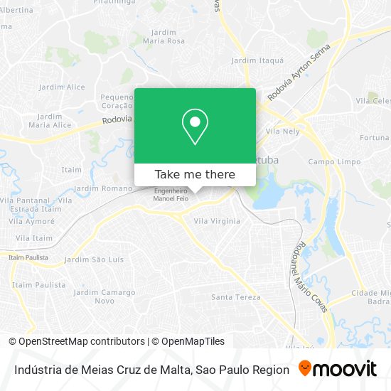 Indústria de Meias Cruz de Malta map