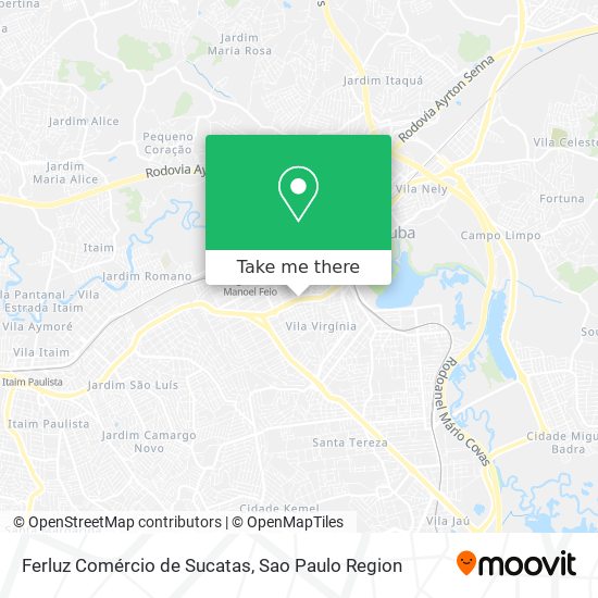 Ferluz Comércio de Sucatas map