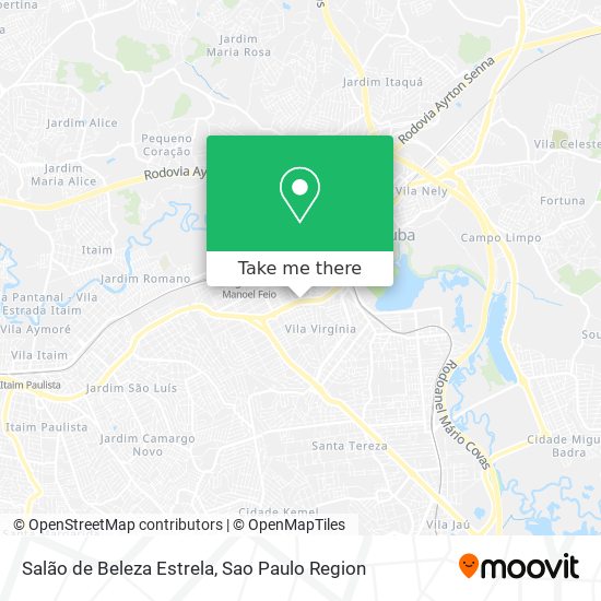Salão de Beleza Estrela map
