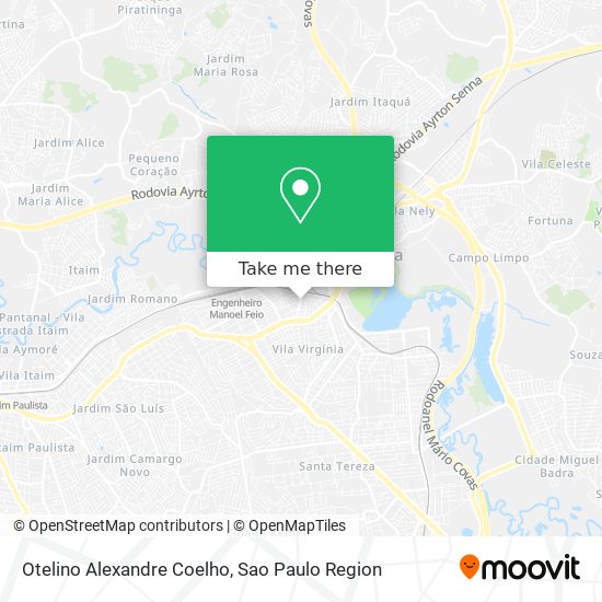 Otelino Alexandre Coelho map