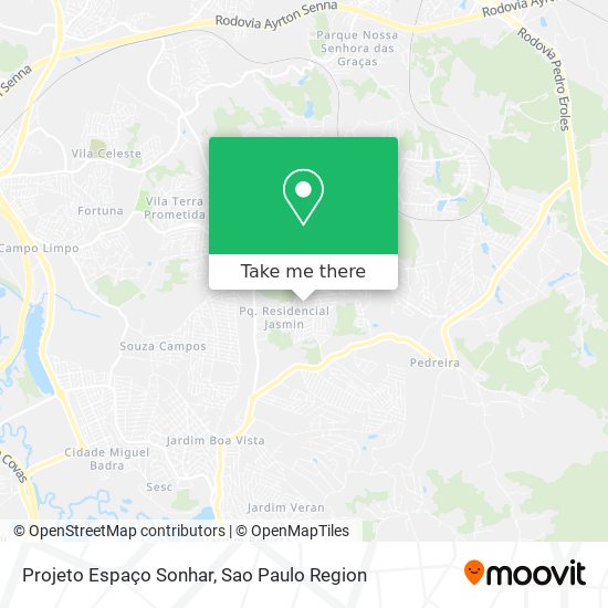 Projeto Espaço Sonhar map