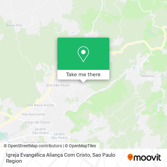 Igreja Evangélica Aliança Com Cristo map