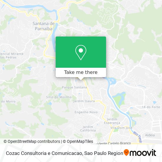 Mapa Cozac Consultoria e Comunicacao