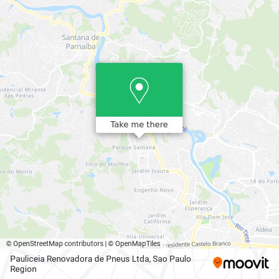 Pauliceia Renovadora de Pneus Ltda map