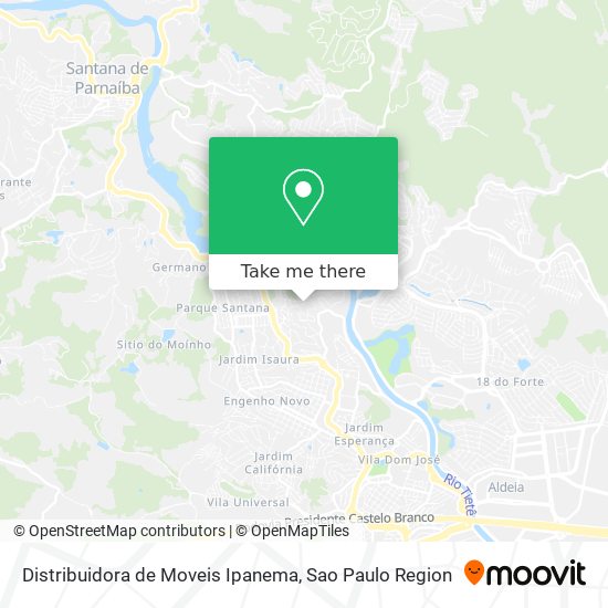 Distribuidora de Moveis Ipanema map