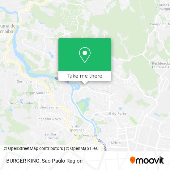 BURGER KING map