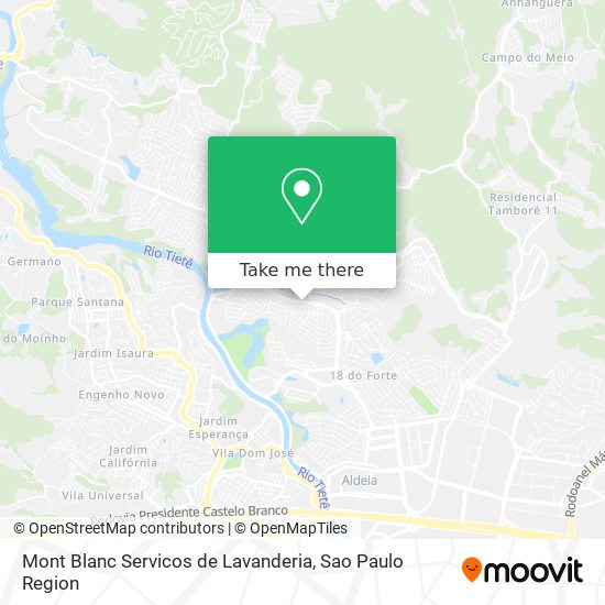 Mont Blanc Servicos de Lavanderia map