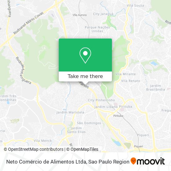 Neto Comércio de Alimentos Ltda map