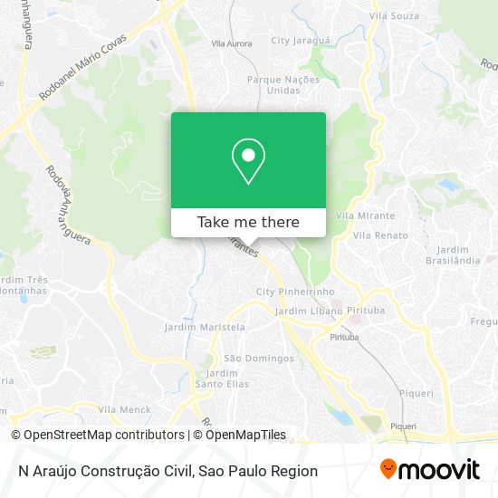 N Araújo Construção Civil map