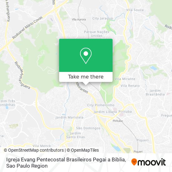 Igreja Evang Pentecostal Brasileiros Pegai a Biblia map