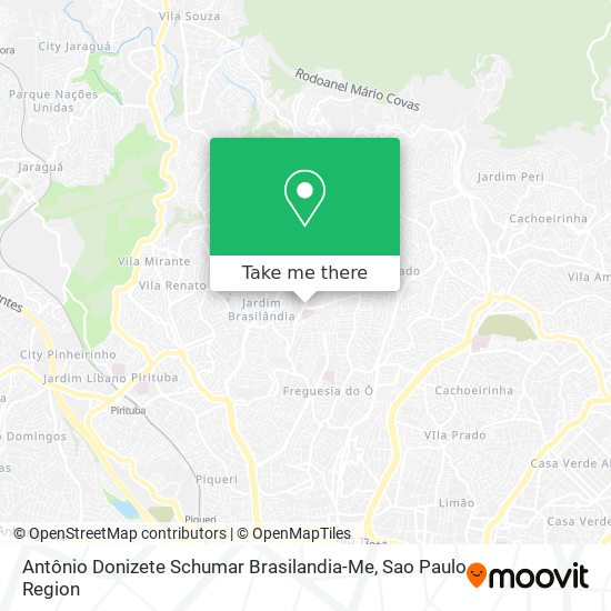 Mapa Antônio Donizete Schumar Brasilandia-Me