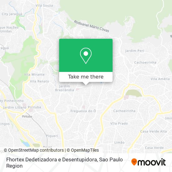 Fhortex Dedetizadora e Desentupidora map