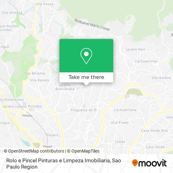 Rolo e Pincel Pinturas e Limpeza Imobiliaria map