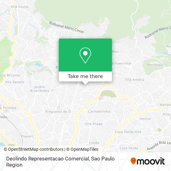 Mapa Deolindo Representacao Comercial