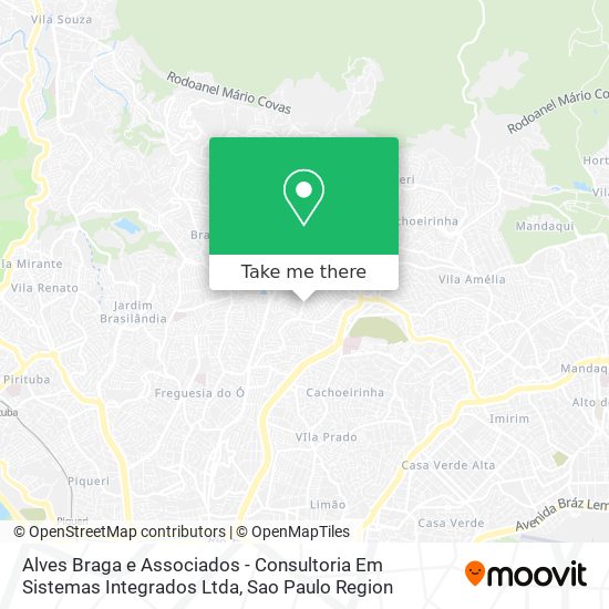 Mapa Alves Braga e Associados - Consultoria Em Sistemas Integrados Ltda