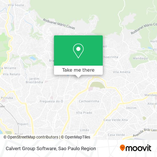 Mapa Calvert Group Software