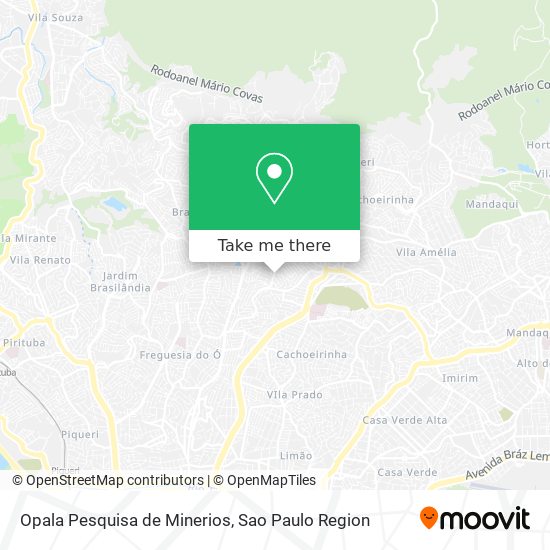 Opala Pesquisa de Minerios map