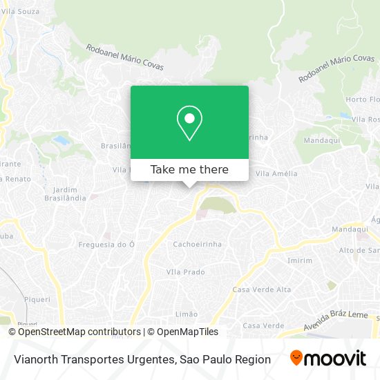 Vianorth Transportes Urgentes map