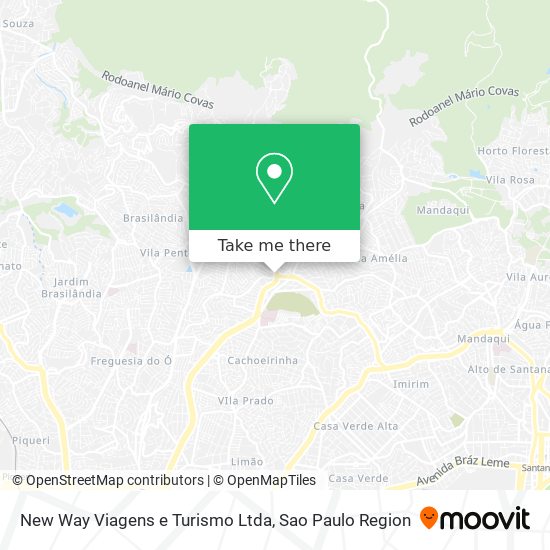 Mapa New Way Viagens e Turismo Ltda